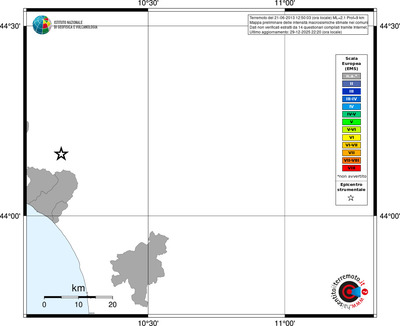 Mappa EMS - territori comuni