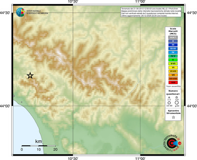 Mappa MCS - località
