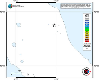 Mappa MCS - territori località