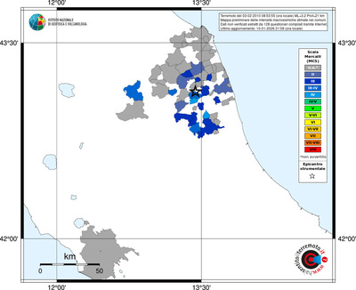 Mappa MCS - territori comuni