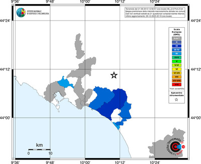 Mappa EMS - territori comuni