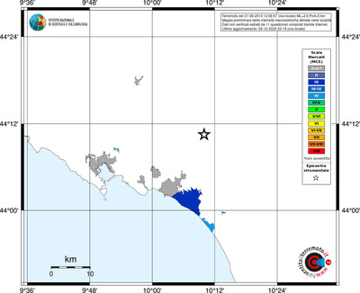 Mappa MCS - territori località