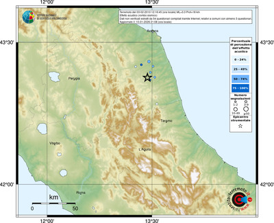 Mappa comuni con almeno 3 questionari