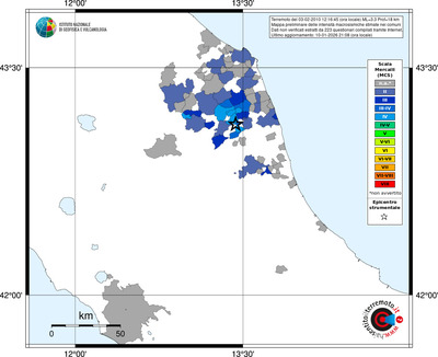 Mappa MCS - territori comuni