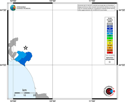 Mappa EMS - territori comuni