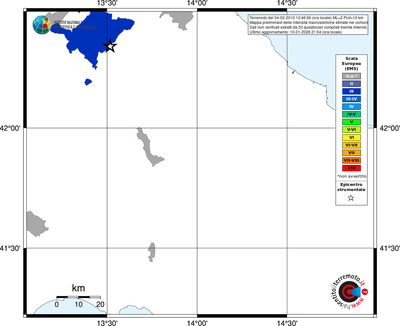 Mappa EMS - territori comuni