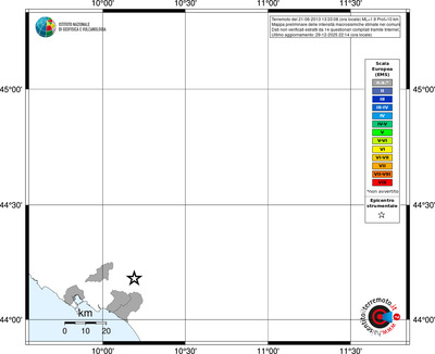 Mappa EMS - territori comuni