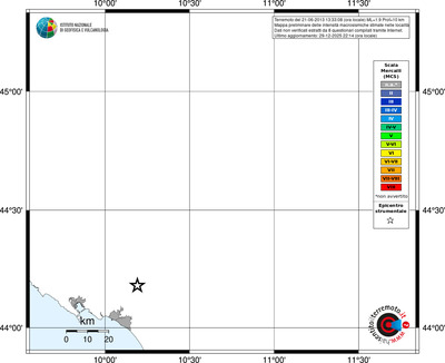 Mappa MCS - territori località