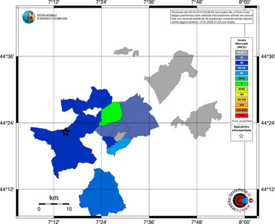 Mappa MCS - territori comuni