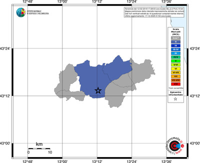 Mappa MCS - territori comuni