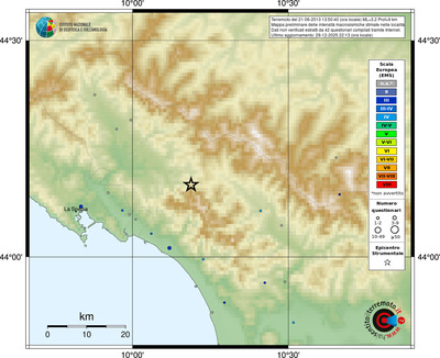 Mappa EMS - località