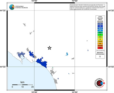 Mappa MCS - territori località