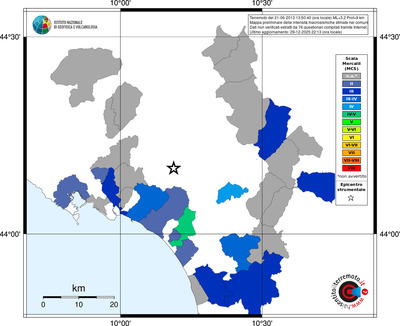 Mappa MCS - territori comuni