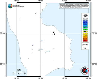 Mappa EMS - territori località