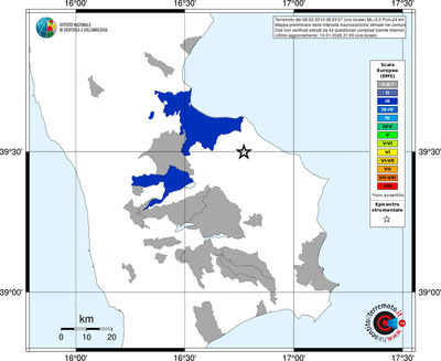 Mappa EMS - territori comuni