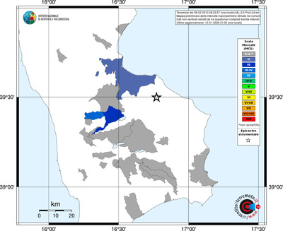 Mappa MCS - territori comuni