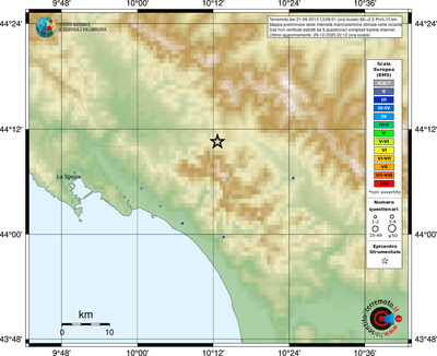 Mappa EMS - località