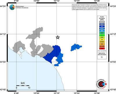 Mappa EMS - territori comuni