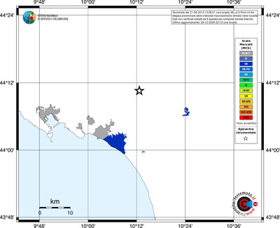 Mappa MCS - territori località