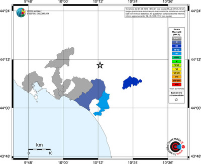 Mappa MCS - territori comuni