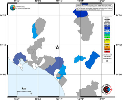 Mappa MCS - territori comuni