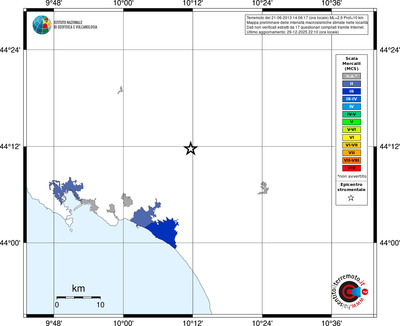 Mappa MCS - territori località