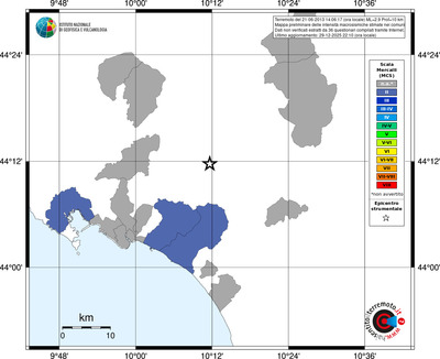 Mappa MCS - territori comuni
