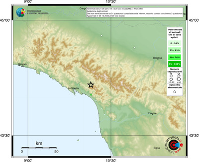 Mappa comuni con almeno 3 questionari
