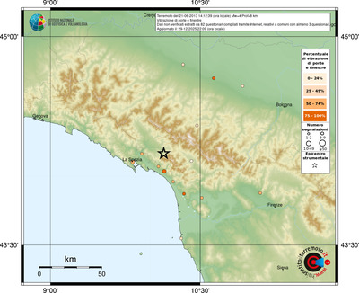 Mappa comuni con almeno 3 questionari