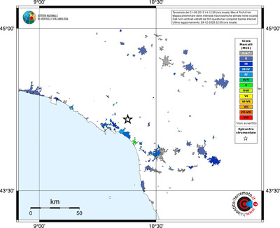 Mappa MCS - territori località