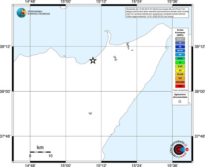 Mappa EMS - territori località