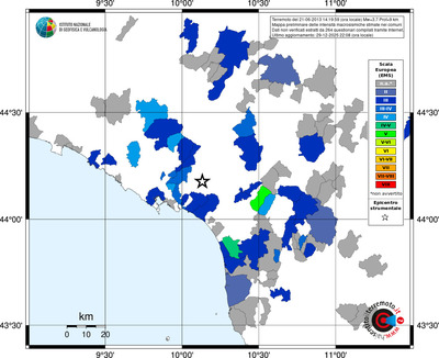 Mappa EMS - territori comuni