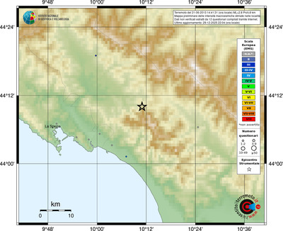 Mappa EMS - località