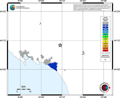 Mappa MCS - territori località