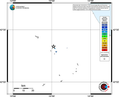 Mappa MCS - territori località