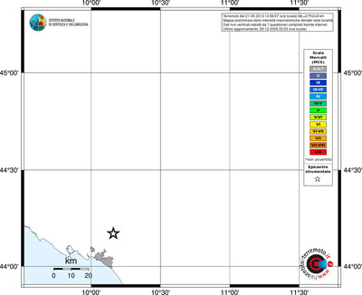 Mappa MCS - territori località