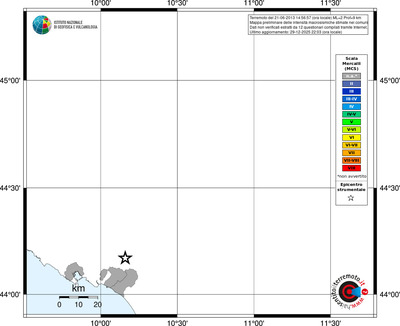 Mappa MCS - territori comuni