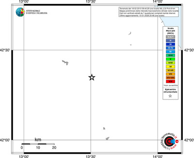 Mappa MCS - territori località