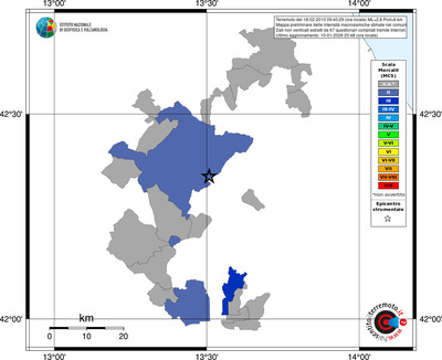 Mappa MCS - territori comuni