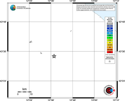 Mappa MCS - territori località