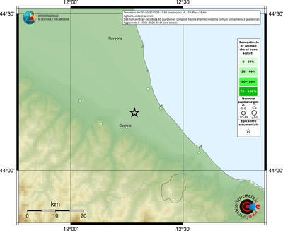 Mappa comuni con almeno 3 questionari