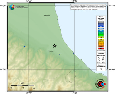 Mappa EMS - località