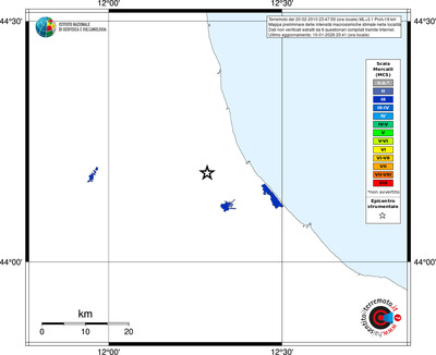 Mappa MCS - territori località