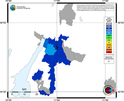Mappa EMS - territori comuni