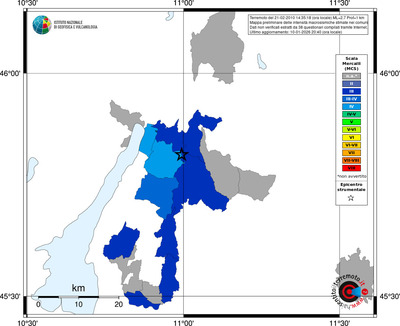Mappa MCS - territori comuni