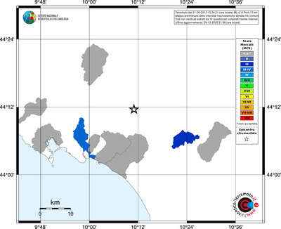 Mappa MCS - territori comuni