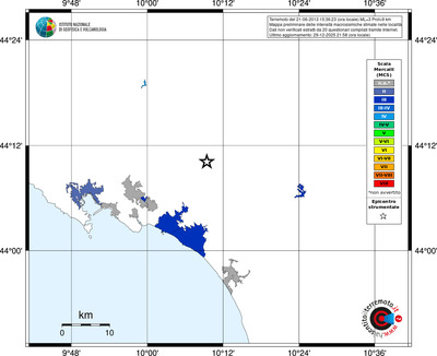 Mappa MCS - territori località