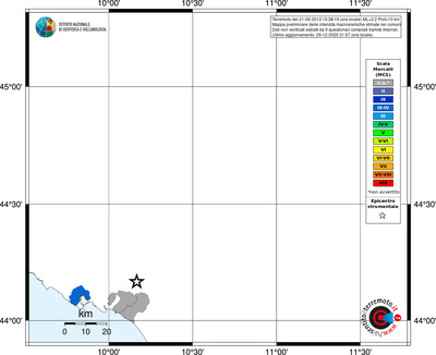 Mappa MCS - territori comuni