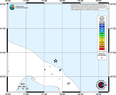 Mappa MCS - territori località