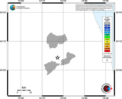 Mappa EMS - territori comuni